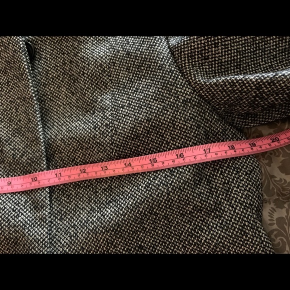 Italian tweed wool classic light coat - Picture 12 of 13
